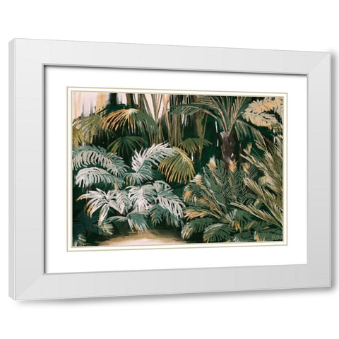 Lifes a Jungle White Modern Wood Framed Art Print with Double Matting by Urban Road