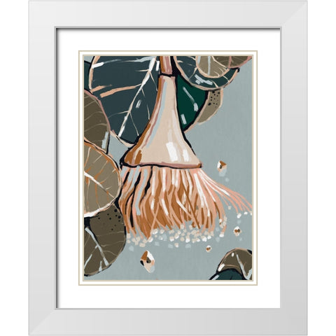 Dusty Flowering Gum I White Modern Wood Framed Art Print with Double Matting by Urban Road