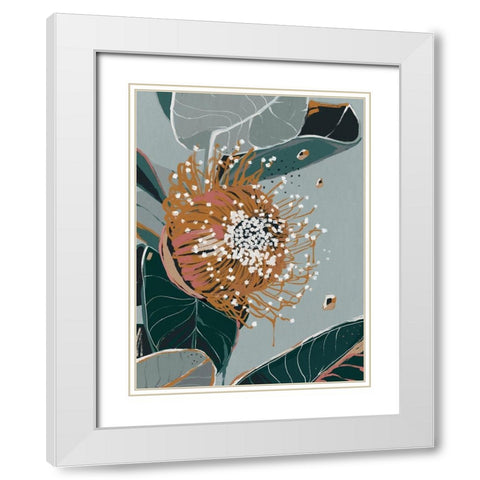 Dusty Flowering Gum II White Modern Wood Framed Art Print with Double Matting by Urban Road