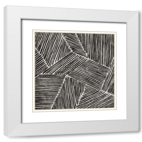 Infinite White Modern Wood Framed Art Print with Double Matting by Urban Road