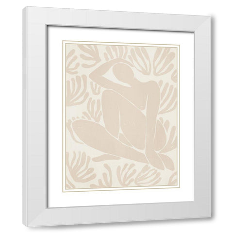 Haleness I White Modern Wood Framed Art Print with Double Matting by Urban Road