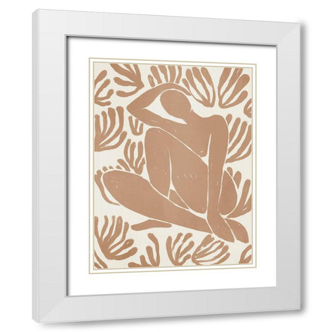 Self-Care II White Modern Wood Framed Art Print with Double Matting by Urban Road