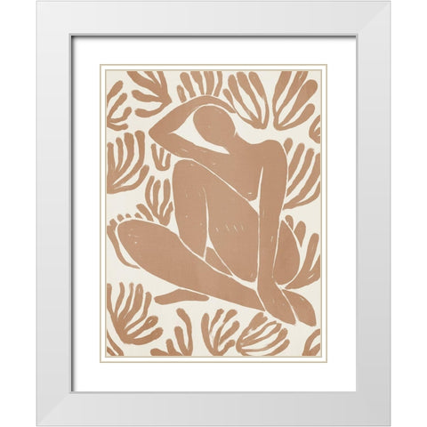 Self-Care II White Modern Wood Framed Art Print with Double Matting by Urban Road