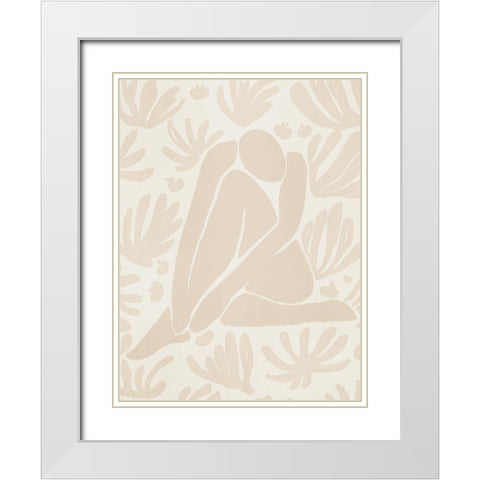 Self-Care V White Modern Wood Framed Art Print with Double Matting by Urban Road