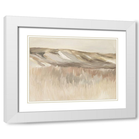 Warm Breeze White Modern Wood Framed Art Print with Double Matting by Urban Road