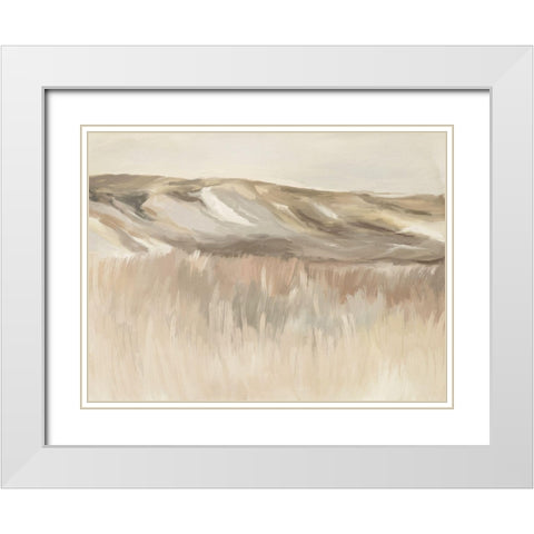 Warm Breeze White Modern Wood Framed Art Print with Double Matting by Urban Road