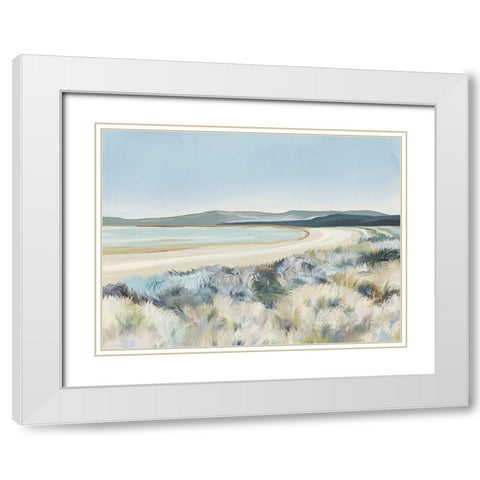 Morning Dip White Modern Wood Framed Art Print with Double Matting by Urban Road