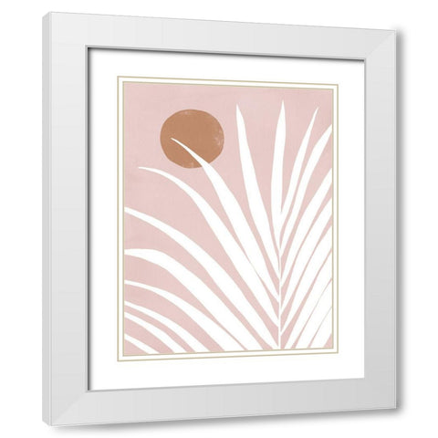 Canopy IIII White Modern Wood Framed Art Print with Double Matting by Urban Road