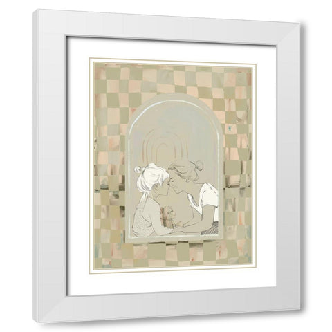Memories White Modern Wood Framed Art Print with Double Matting by Urban Road