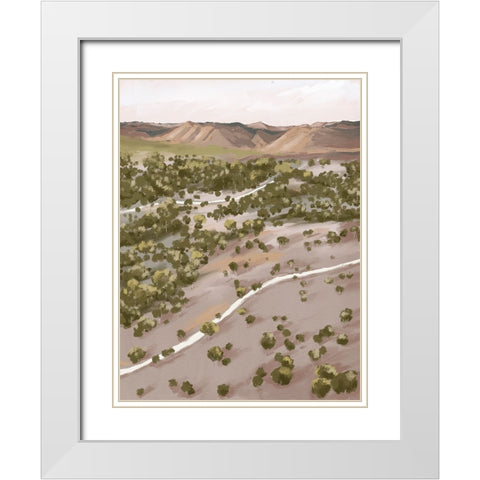 From Dusk Til Dawn White Modern Wood Framed Art Print with Double Matting by Urban Road