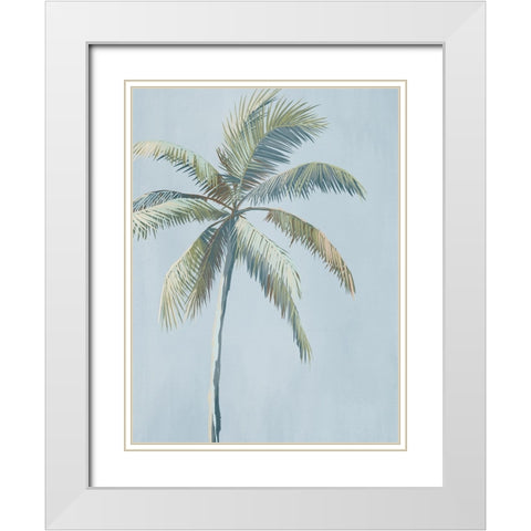 Island Dreaming White Modern Wood Framed Art Print with Double Matting by Urban Road
