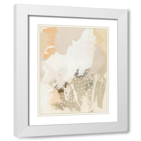 Soft Mess White Modern Wood Framed Art Print with Double Matting by Urban Road