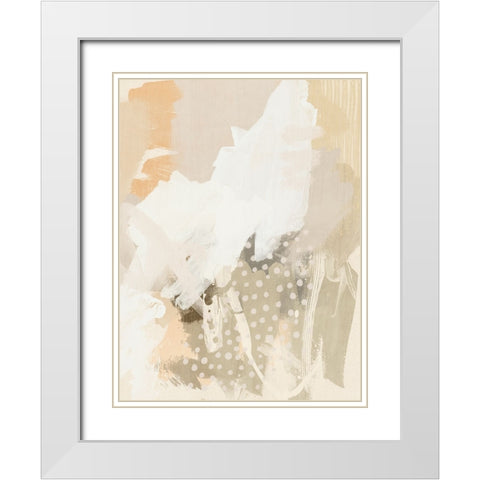 Soft Mess White Modern Wood Framed Art Print with Double Matting by Urban Road