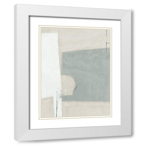 Always a Way Light Teal White Modern Wood Framed Art Print with Double Matting by Urban Road