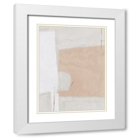 Always a Way Blush White Modern Wood Framed Art Print with Double Matting by Urban Road