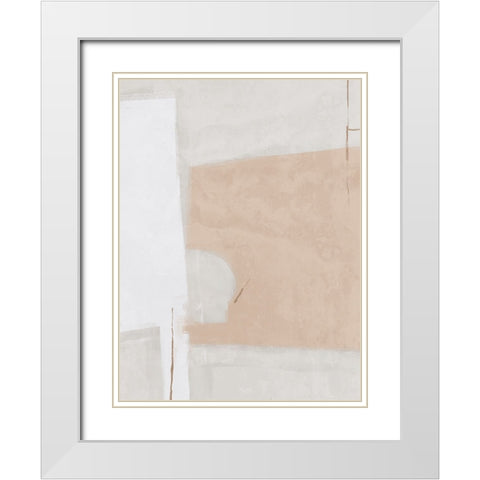 Always a Way Blush White Modern Wood Framed Art Print with Double Matting by Urban Road