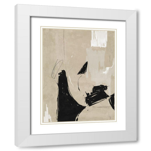 Back To The Drawing Board II White Modern Wood Framed Art Print with Double Matting by Urban Road