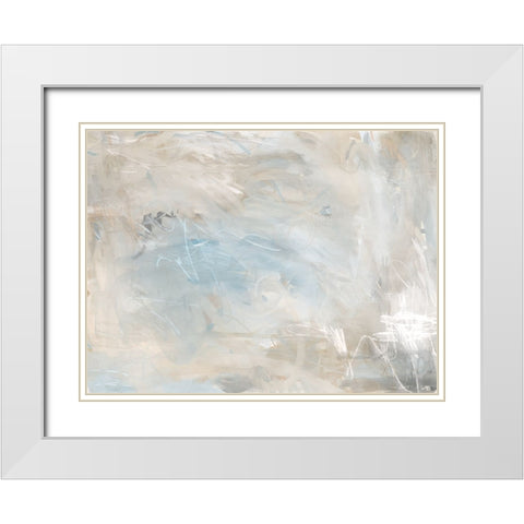 Making Sense White Modern Wood Framed Art Print with Double Matting by Urban Road