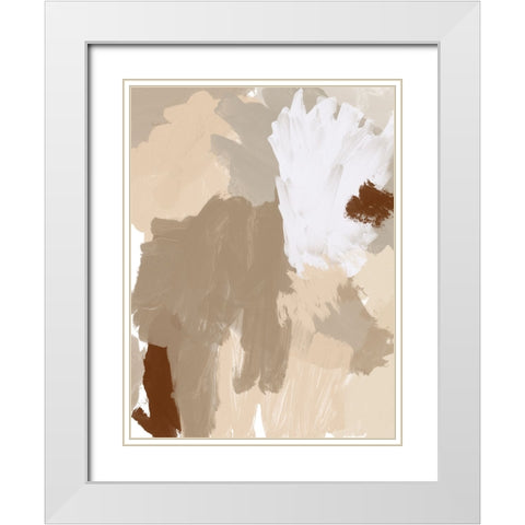 Modest White Modern Wood Framed Art Print with Double Matting by Urban Road