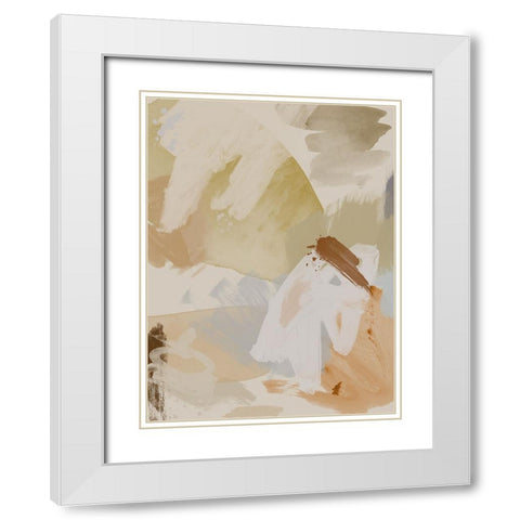 Mild Mellows White Modern Wood Framed Art Print with Double Matting by Urban Road