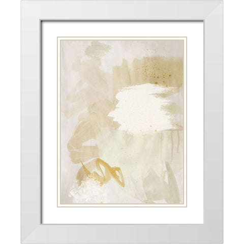 Subdued White Modern Wood Framed Art Print with Double Matting by Urban Road