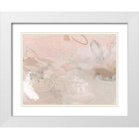 La Tranquillite II White Modern Wood Framed Art Print with Double Matting by Urban Road