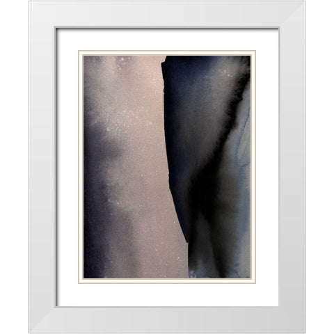 Orion White Modern Wood Framed Art Print with Double Matting by Urban Road