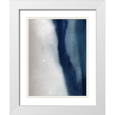 Antares White Modern Wood Framed Art Print with Double Matting by Urban Road