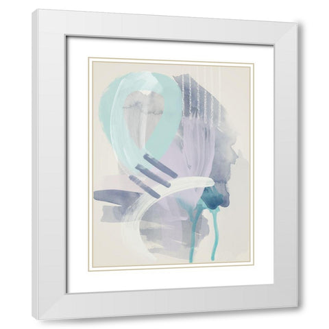 Bright Escape White Modern Wood Framed Art Print with Double Matting by Urban Road