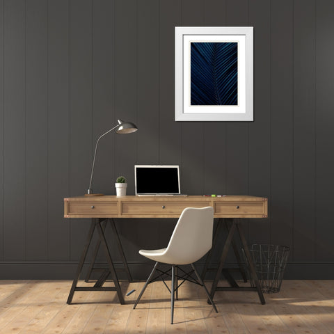 Eclipse II White Modern Wood Framed Art Print with Double Matting by Urban Road