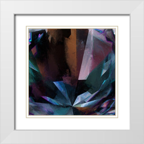Crystal Nightshade White Modern Wood Framed Art Print with Double Matting by Urban Road