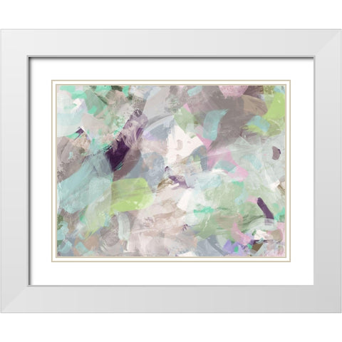 Pacific Calm White Modern Wood Framed Art Print with Double Matting by Urban Road