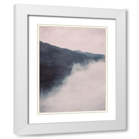 Mystic White Modern Wood Framed Art Print with Double Matting by Urban Road