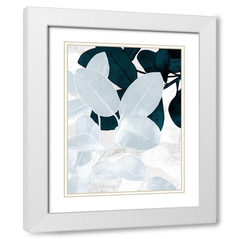 Exhale II White Modern Wood Framed Art Print with Double Matting by Urban Road