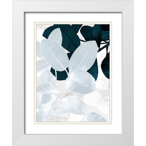 Exhale II White Modern Wood Framed Art Print with Double Matting by Urban Road