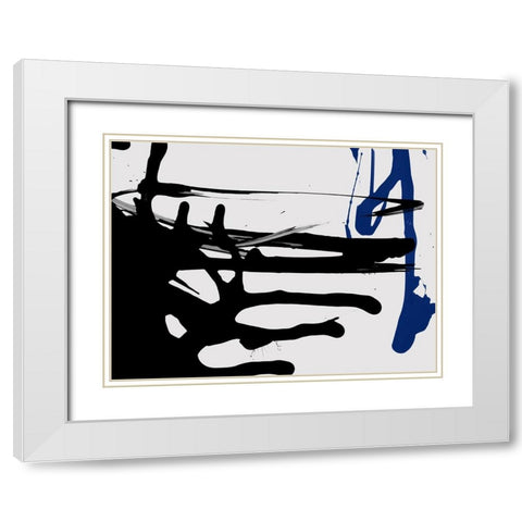 Intense White Modern Wood Framed Art Print with Double Matting by Urban Road