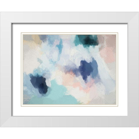 Fancy Free White Modern Wood Framed Art Print with Double Matting by Urban Road