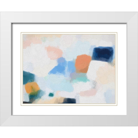 Daydream White Modern Wood Framed Art Print with Double Matting by Urban Road