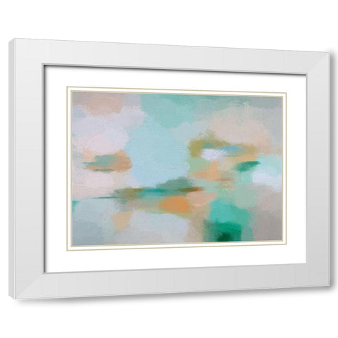 Euphoric White Modern Wood Framed Art Print with Double Matting by Urban Road