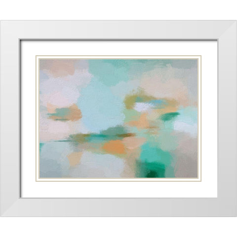 Euphoric White Modern Wood Framed Art Print with Double Matting by Urban Road