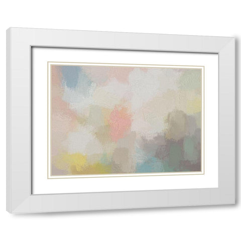 Fizzy Sherbet White Modern Wood Framed Art Print with Double Matting by Urban Road