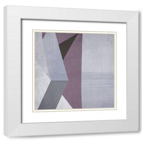 Skew White Modern Wood Framed Art Print with Double Matting by Urban Road