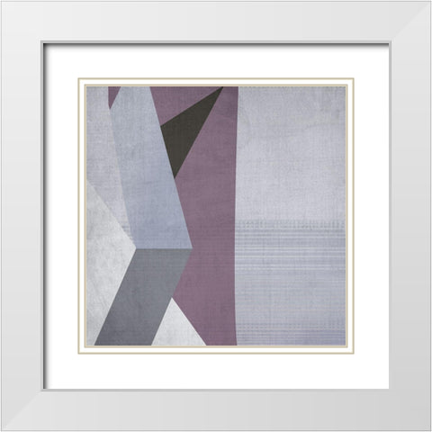 Skew White Modern Wood Framed Art Print with Double Matting by Urban Road