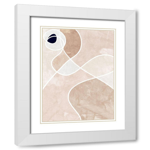 Fabricate White Modern Wood Framed Art Print with Double Matting by Urban Road