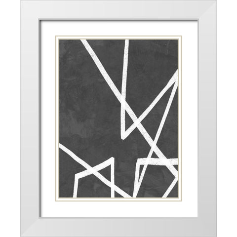 Detach White Modern Wood Framed Art Print with Double Matting by Urban Road