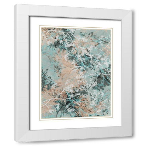 Impression II White Modern Wood Framed Art Print with Double Matting by Urban Road