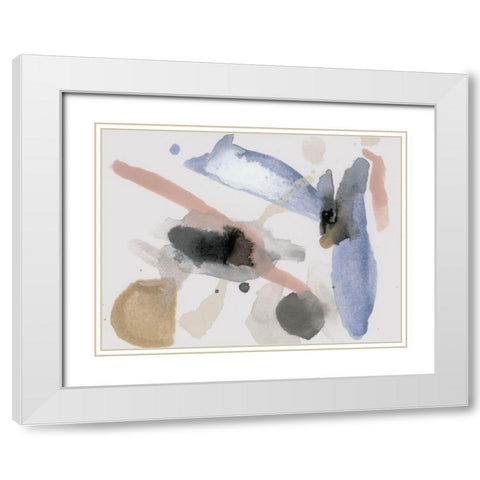 Muse White Modern Wood Framed Art Print with Double Matting by Urban Road