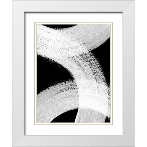 Provocation I White Modern Wood Framed Art Print with Double Matting by Urban Road