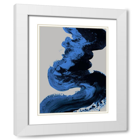 Midnight Mystery White Modern Wood Framed Art Print with Double Matting by Urban Road