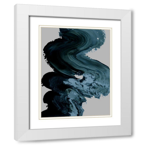 River Wild White Modern Wood Framed Art Print with Double Matting by Urban Road